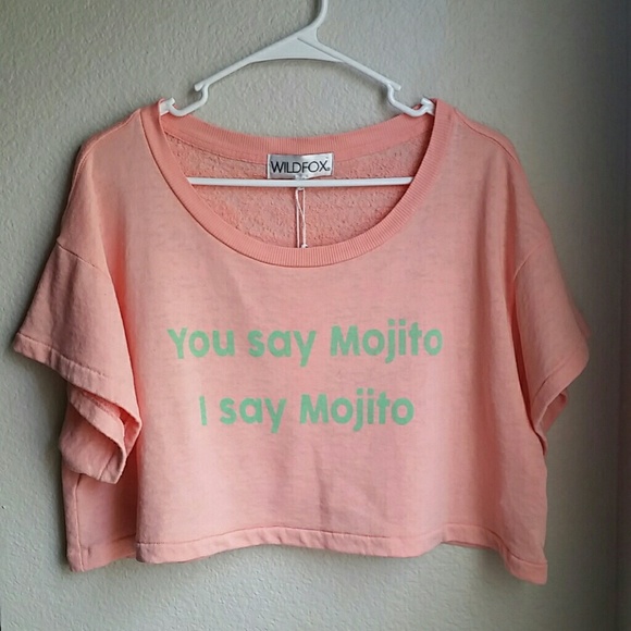 Wildfox Tops - NWT Wildfox Mojito Crop Top - S